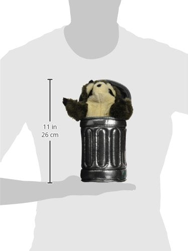Folkmanis Raccoon In Garbage Can Hand Puppet