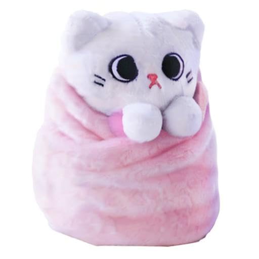 Hashtag Collectibles Purritos - Mochi Plush Toy, Pink, Model PURR1