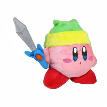 Little Buddy Kirby Sword Plush - 6" Multi-Colored Stuffed Toy, Model 1626, Soft Plush Material