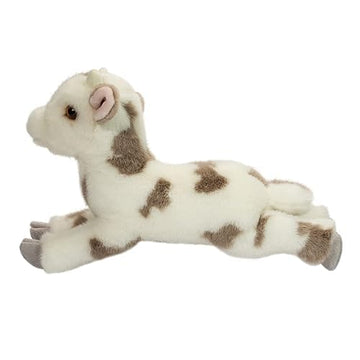 Douglas Gisele Goat Plush Stuffed Animal, 15.5" Long, Cream/Brown/Gray, Soft Plush Material