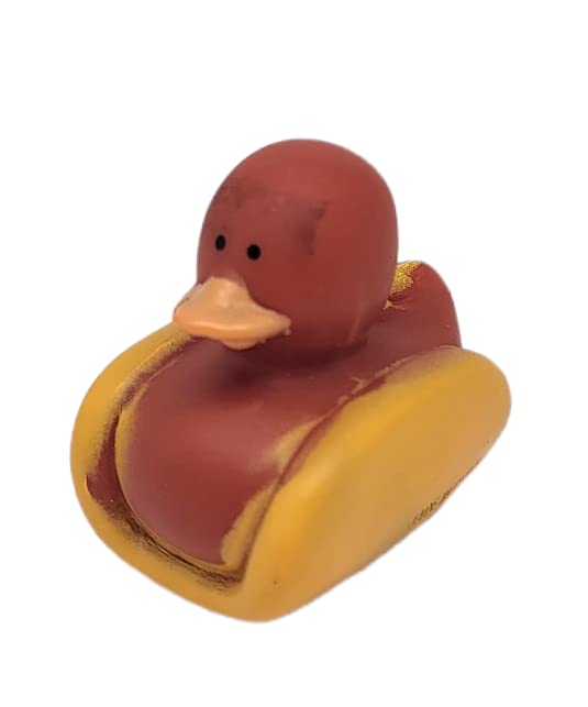 Cool Rubber Ducks (2') Standard Size. (12 Pack) Cute Duck Bath Tub Pool Toys. (Fast Food Rubber Duckies)