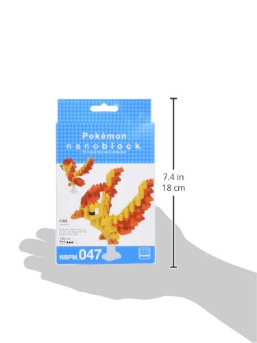 Nanoblock - Pokémon - Moltres, Pokémon Series Building Kit