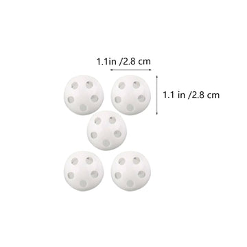 Toddmomy 50Pcs Toy Rattle Box Repair Round Doll Noise Maker Insert Squeaker For Baby Pet Doll Dog Accessories, 28Mm