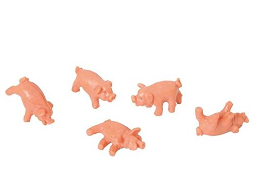 Chess And Games Shop Muba Piglet Dice - Roll Your Pigs - Throw The Pigs - Simple Funny Mini Game - Family, Party Board Game