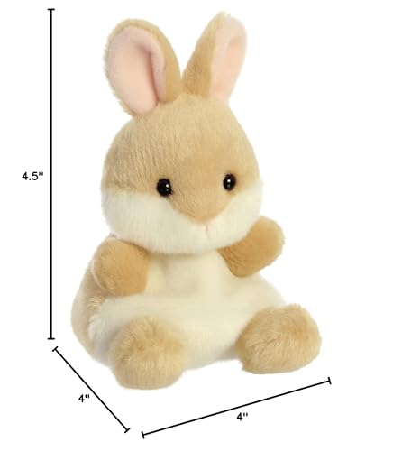 Aurora® Adorable Palm Pals™ Ella Bunny™ Stuffed Animal - Pocket-Sized Play - Collectable Fun - Brown 5 Inches