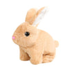 Teotopoa My Realistic Bunny Toy,Vitality Bliss Bunny,Hopping Bunny Toy,Rabbit Plush Interactive Toys,Wiggle Ears Twitch Nose,Ele