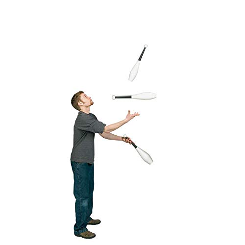 Duncan Toys Juggling Clubs, 3-Pack, Plastic, Various Colors, Model 3850JG