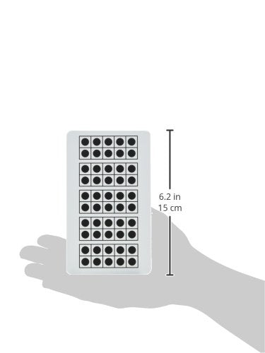 Didax Educational Resources 1-50 Ten-Frame 1-50 Cards, White, Black, 0.81 H X 6.0 L X 4.5 W, (211480)