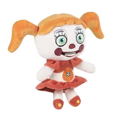 Funko Five Nights at Freddy's Sister Location Baby Plush - 8" Orange Collectible, Model 13788, Soft Plush Material