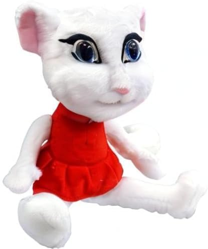 Relsy Talking Friends Talking Angela Animated Interactive Cuddly Plush Toy With Talkback 12 Inches / 30Cm Tall