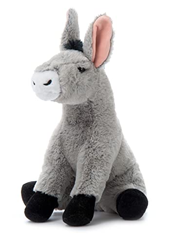 The Petting Zoo Donkey Stuffed Animal Plushie, Gifts For Kids, Wild Onez Farm Animals, Donkey Plush Toy 12 Inches