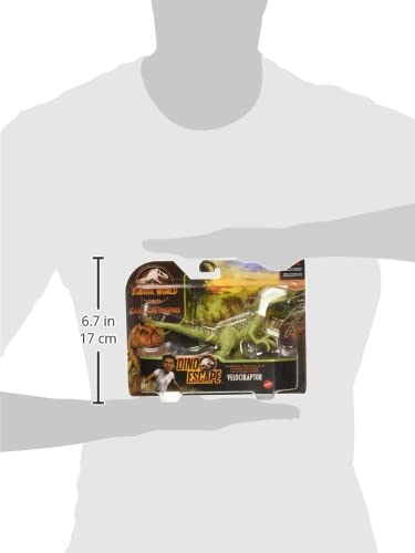 Jurassic World Velociraptor Figure - Green Plastic Model GWC93