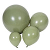 DECGOL Sage Green Balloons Party Pack - 100pcs in 18", 12", 10" & 5" Sizes, Made of Rubber for Birthdays, Baby Showers & Weddings