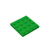 Classic Building Plate 4X4,100 Piece, Compatible With Lego Parts And Pieces 3031, Creative Play Set - 100% Compatible With All Major Brick Brands(Colour:Green)