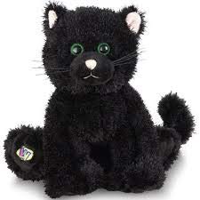 Webkinz Black Cat Plush Toy - Soft Polyester, Pet of the Month, Ideal Gift for Kids