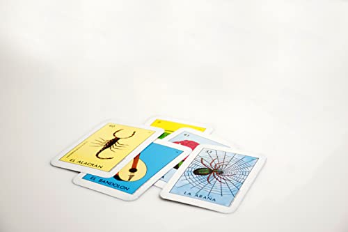 Don Clemente Mexican Jumbo Loteria Set, Deck Of Cards Fun And Educational, 10 Large Boards
