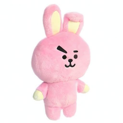 Aurora® BT21 Cooky Stuffed Animal - 10" Pink Polyester Collectible Toy - Model 44208