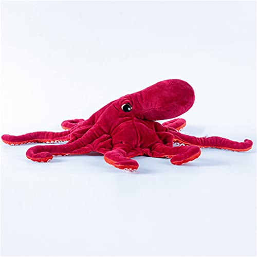 Tammyflyfly Cute Octopus Plush Toy - Super Lovely Red Soft Real Life Octopus Giant Realistic Stuffed Animal Toys, Deep Sea Creeping Animal Octopuses Plush Toys (32Inch)