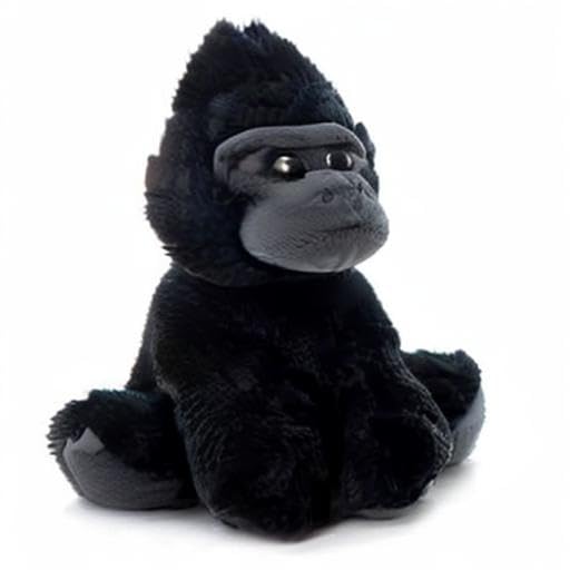 The Petting Zoo Gorilla Stuffed Animal, Gifts For Kids, Wild Onez Zoo Animals, Gorilla Plush Toy 9 Inches