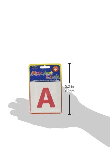 Hygloss Products Alphabet Cards For Pocket Chart, A-Z - Uppercase - 3' X 3' - 30 Qty