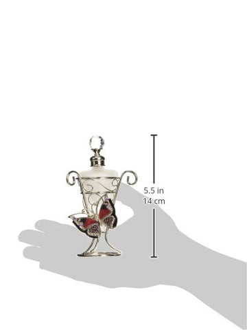 Stealstreet Ss-A-51672 5-Inch Perfume Bottle, Butterfly Burgandy Red