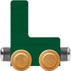 Nametrains Bright Letter Car L - Made In Usa (Green)
