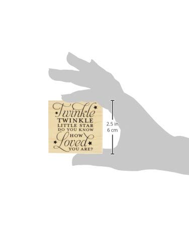 Hampton Art Twinkle Little Star Jillibean Soup Mounted Stamp 2.5X2.5