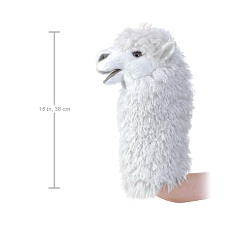 Folkmanis Alpaca Stage Puppet, White (2885)