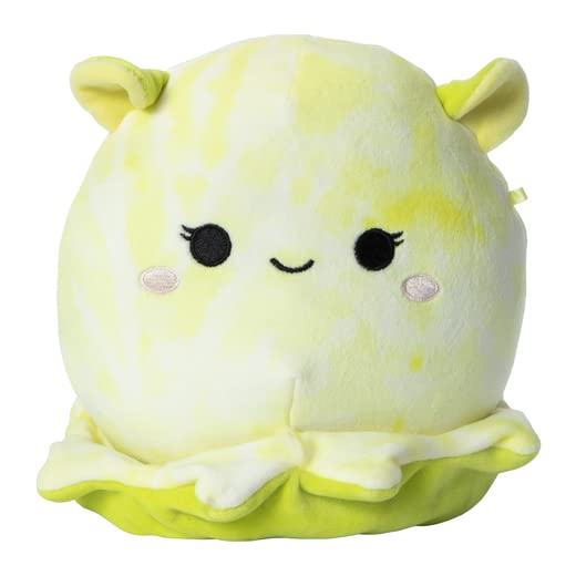 Squishmallows Duna The Octopus 7.5" Plush Toy - Soft Polyester Sealife Character