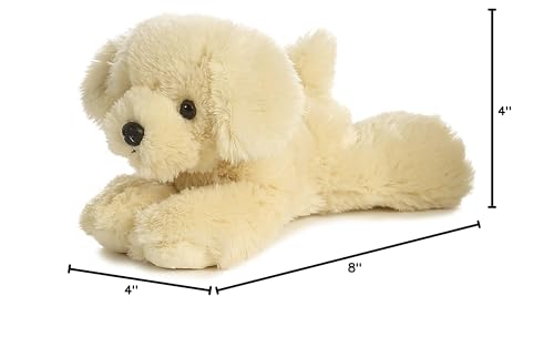 Aurora® Adorable Mini Flopsie™ Bailie™ Stuffed Animal - Playful Ease - Timeless Companions - White 8 Inches