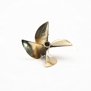 NC 4 Leaves Dia 67mm P1.7 RC Boat Aluminum Alloy Propeller with 1/4'' Shaft