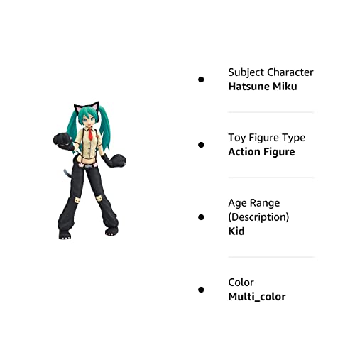 Sega Project Diva Arcade Future Tone Hatsune Miku Super Premium Action Figure Nyanko, 9'