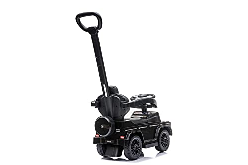 Best Ride On Cars Mercedes G-Wagon 3 In 1 Push Car, Black, Large