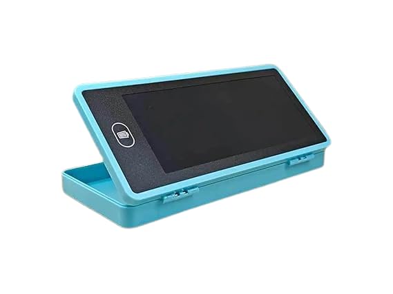 Dhanshika Multifunctional Pencil Case With Lcd Writing Pad, Geometry Box & Compass Set For Boys & Girls, Smart Stationery Organi