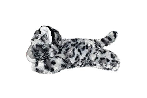 WILD REPUBLIC Snow Leopard Plush Toy, 7" Stuffed Animal, Hug’Ems, Polyester