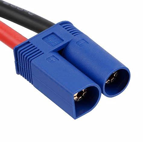 Linsyrc 4Pcs Xt90 Female Connector To Ec5 Male Connector No Wire Adapter Plug For Rc Fpv Drone Rc Car Lipo Nimh Battery Charger