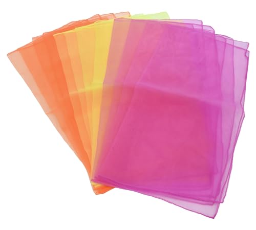 Juggletime 17 x 17 in Juggling Scarves, Set of 12