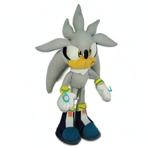 Great Eastern Sonic The Hedgehog Plush - Silver Sonic, 13", Multicolor, Plush, Model NEW_GE-8960