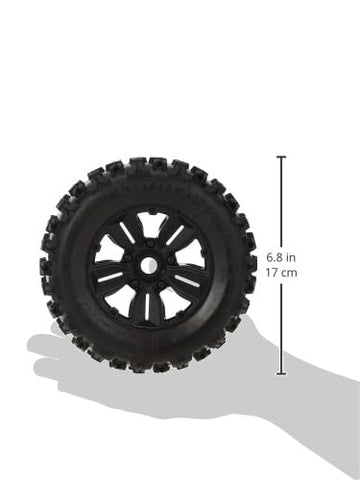 ARRMA 1/8 dBoots Copperhead2 MT Front/Rear 3.8 Pre-Mounted Tires, 17mm Hex, Black (2), ARA550059