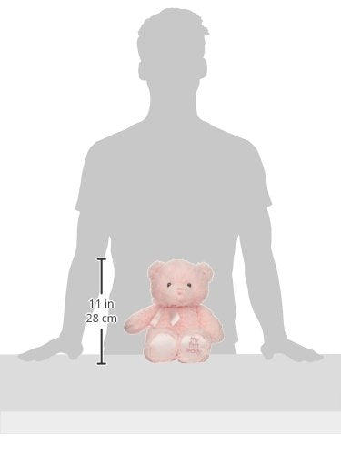 Baby Gund My First Teddy Bear, Ultra Soft Animal Plush Toy For Babies And Newborns, Pink, 15