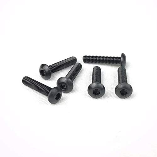 LAEGENDARY 1:10 Scale RC Replacement Part for Brushless Thunder Truck: Button Head Hex Screw - M3x12 - Part Number - TH-1012