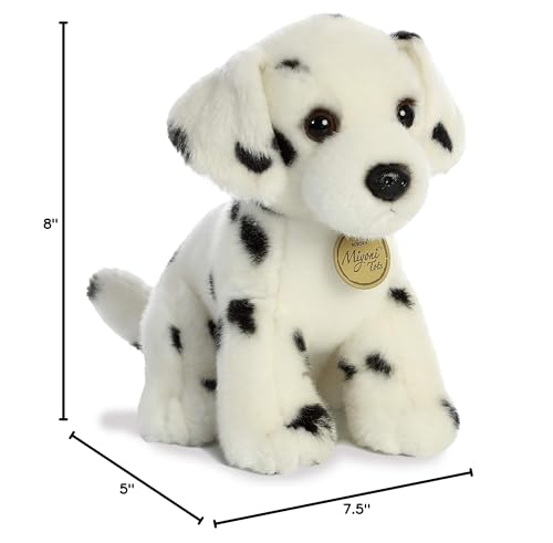 Aurora® Adorable Miyoni® Tots Dalmatian Pup Stuffed Animal - Lifelike Detail - Cherished Companionship - White 11 Inches