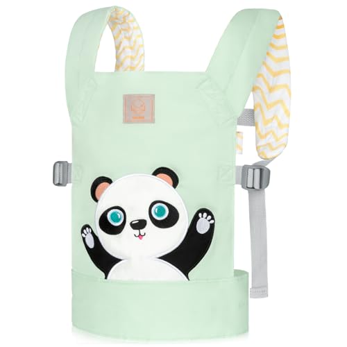 GAGAKU Doll Carrier for Kids, Toy Baby Dolls Carrier, Reborn Doll Carrier Toy Baby Doll Sling with Adjustable Straps, Doll Acces