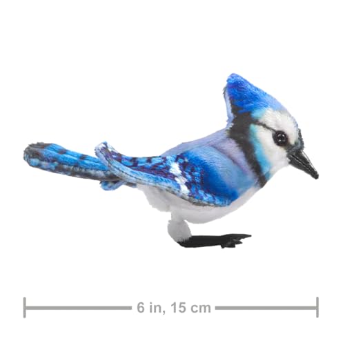 Folkmanis Mini Blue Jay Finger Puppet