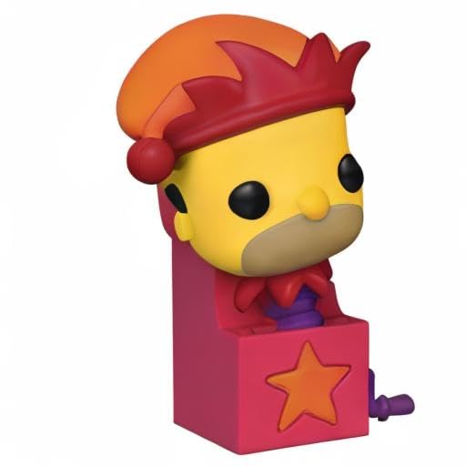 Funko Pop! Animation: Simpsons - Homer Jack-In-The-Box, Multicolour