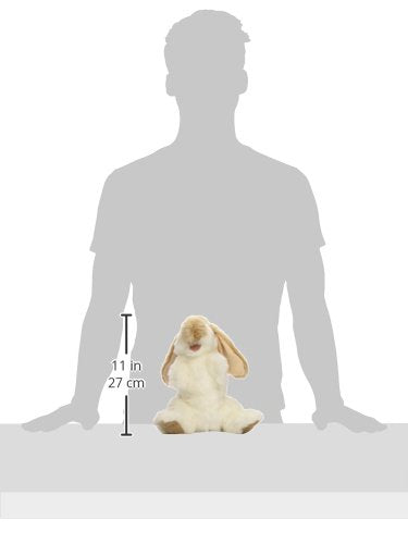 Folkmanis Standing Lop Rabbit Hand Puppet, White, 1 Ea