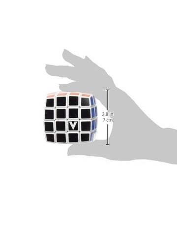 V-Cube 4 Cube Pillowed Cube Toy, White/Multicolor