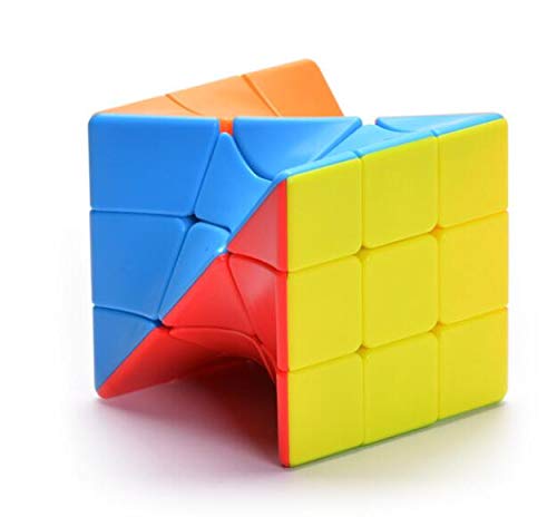 CuberSpeed 3x3 Speed Cube - YJ8262 Multi-colored ABS Stickerless Puzzle