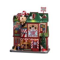 Lemax 05681 The Candy Cane Works Village Building, Multicolored