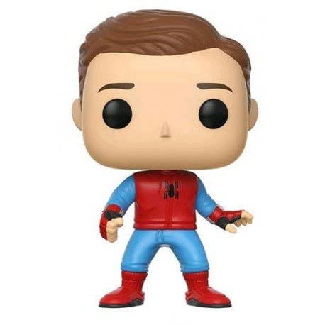 Funko Pop Spider-Man Homecoming Walmart Exclusive Spider-Man Homemade Suit Unmasked #223